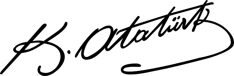 Mustafa Kemal Atatürk imzası